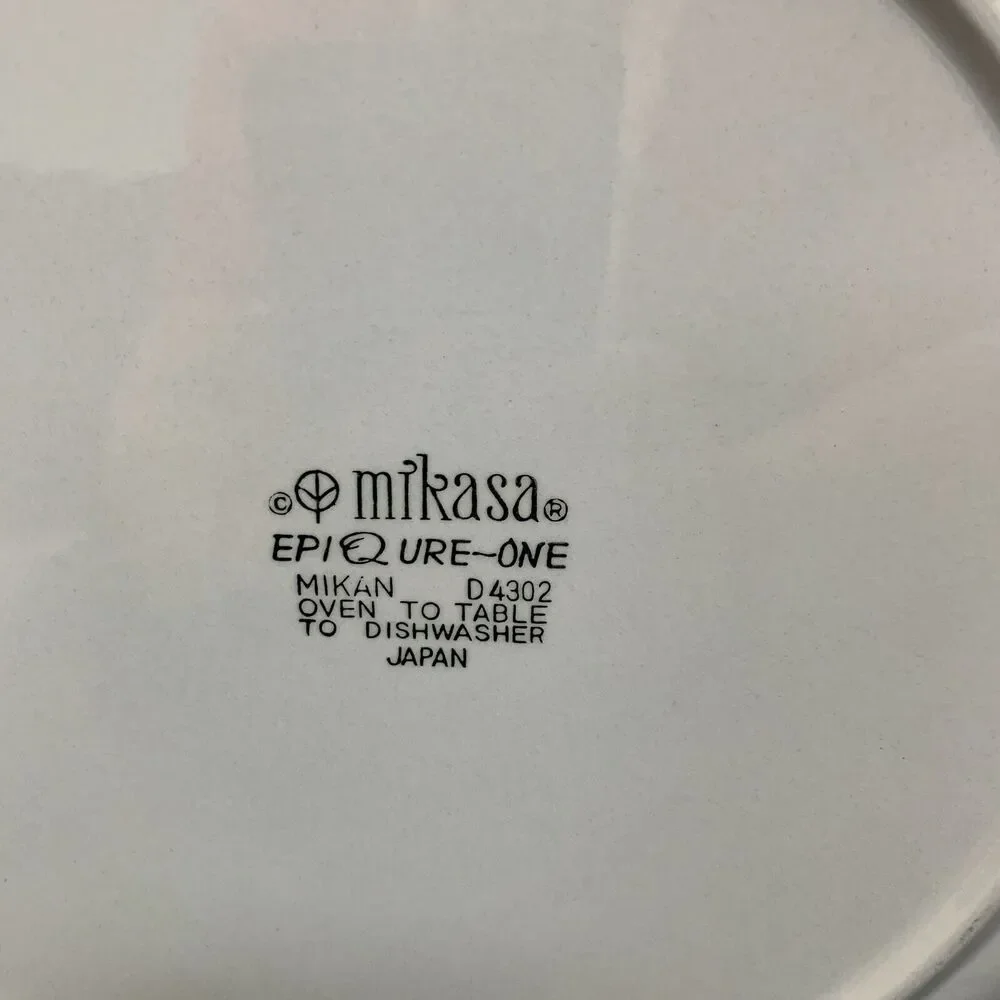Mikasa Epiqure-One Mikan D4302 Chop Plate‎ Platter Fruit Border Oven to Table